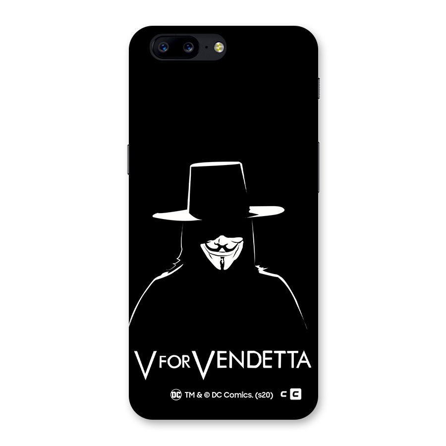 V for Vendetta Minimal Back Case for OnePlus 5