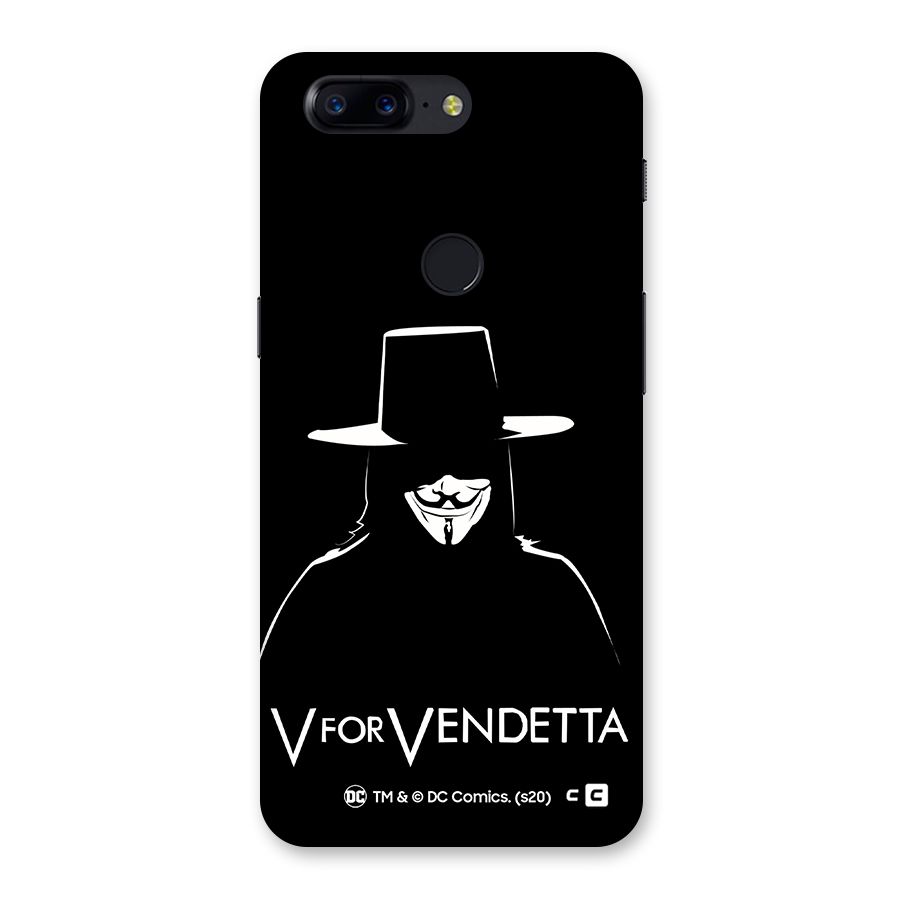 V for Vendetta Minimal Back Case for OnePlus 5T