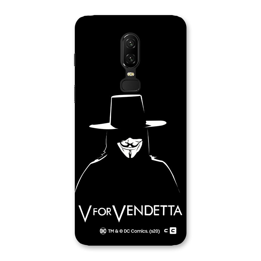 V for Vendetta Minimal Back Case for OnePlus 6