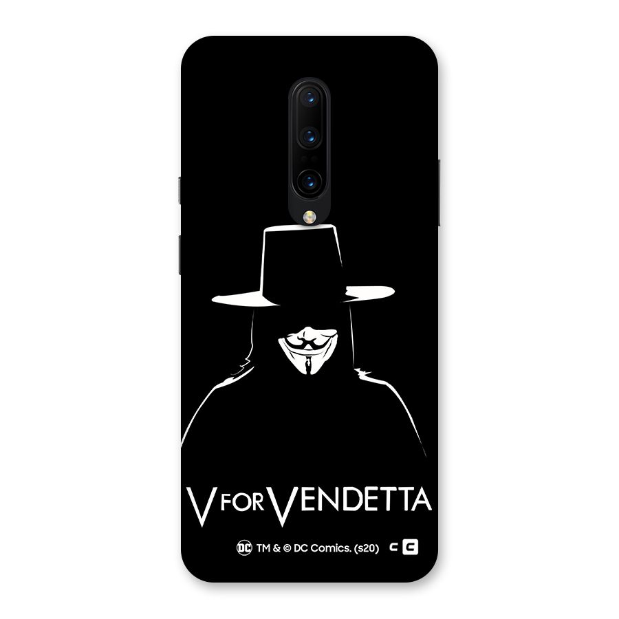 V for Vendetta Minimal Back Case for OnePlus 7 Pro