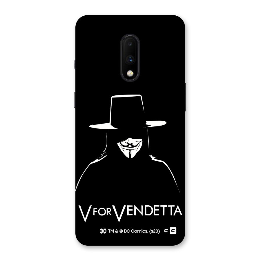 V for Vendetta Minimal Back Case for OnePlus 7