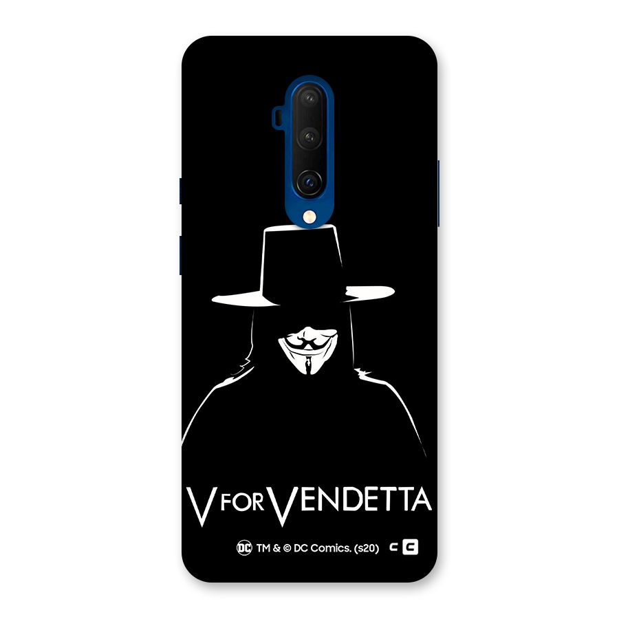 V for Vendetta Minimal Back Case for OnePlus 7T Pro