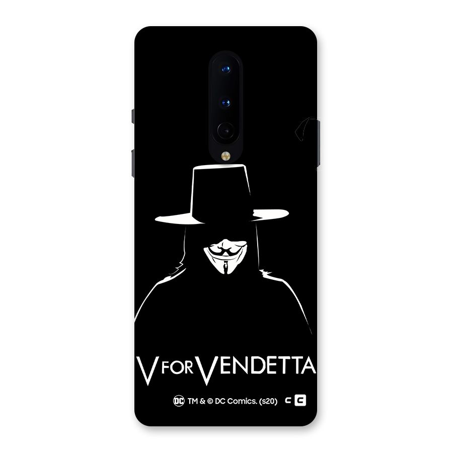 V for Vendetta Minimal Back Case for OnePlus 8
