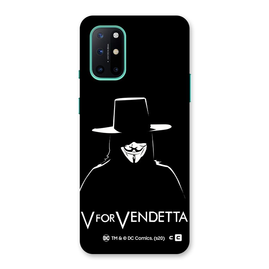 V for Vendetta Minimal Back Case for OnePlus 8T