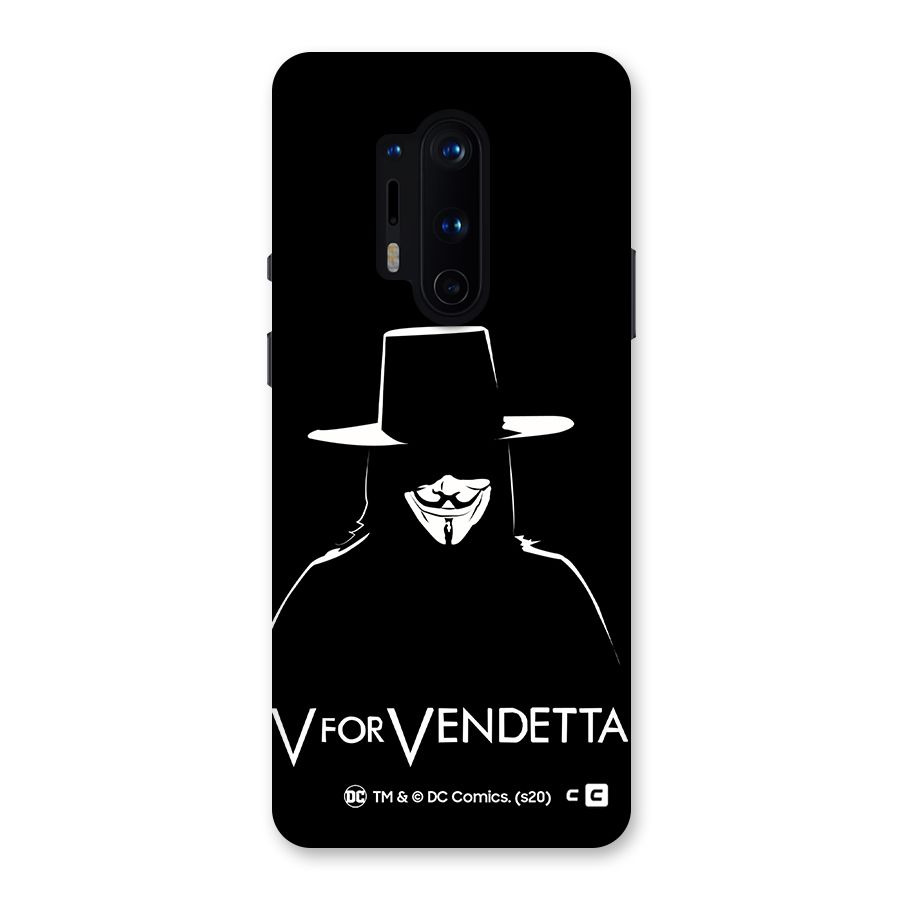 V for Vendetta Minimal Back Case for OnePlus 8 Pro