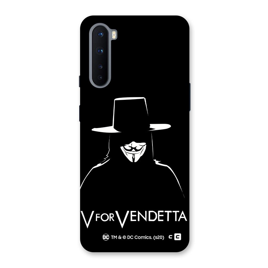 V for Vendetta Minimal Back Case for OnePlus Nord