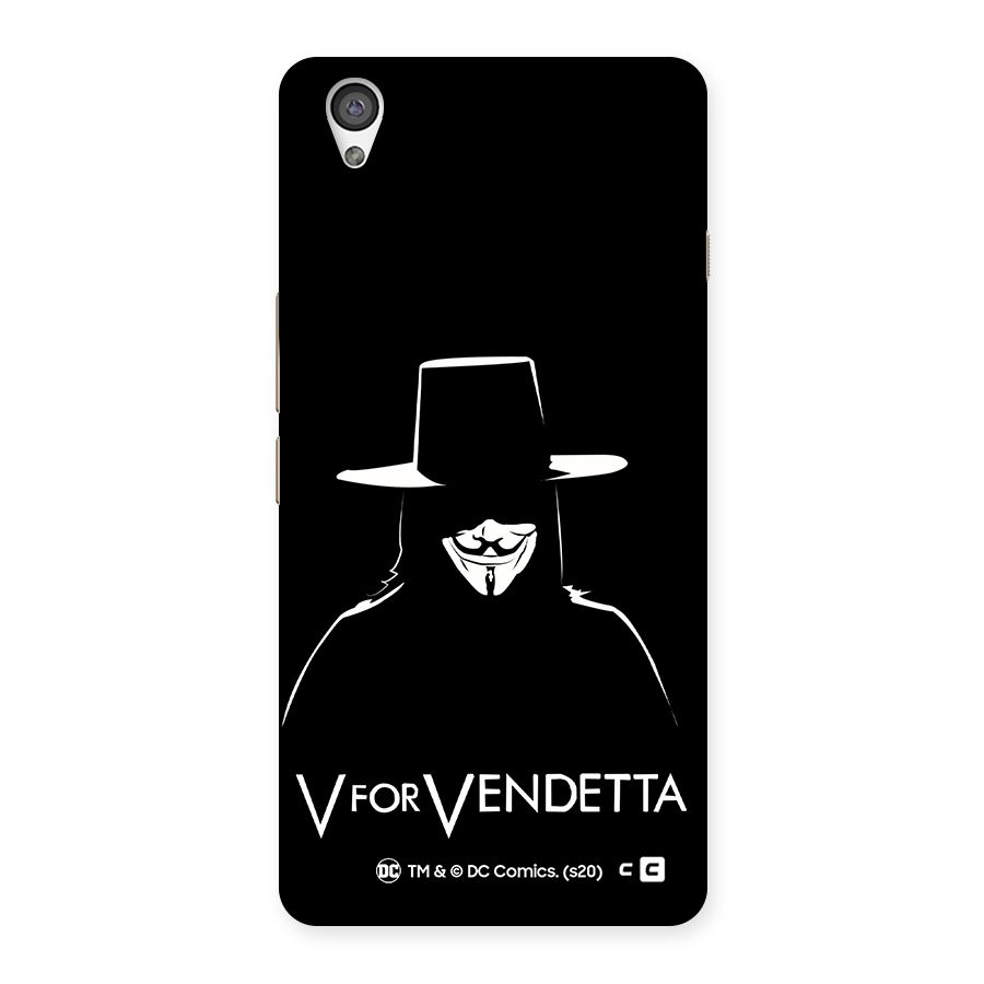 V for Vendetta Minimal Back Case for OnePlus X