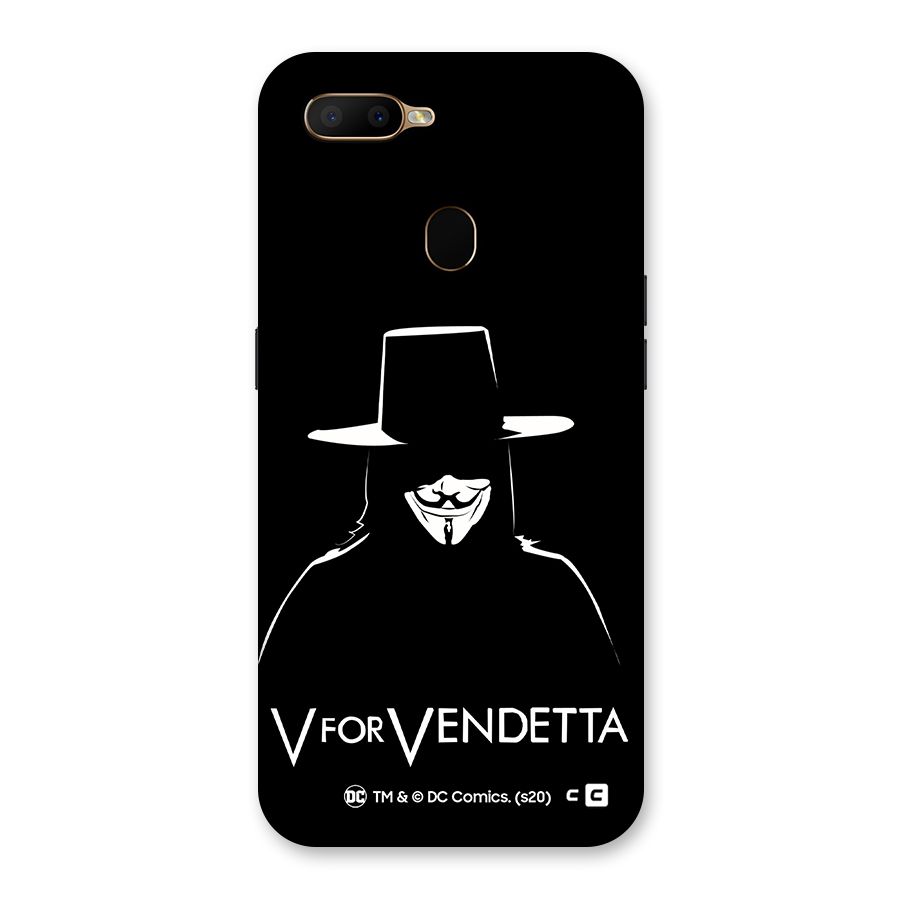 V for Vendetta Minimal Back Case for Oppo A5s