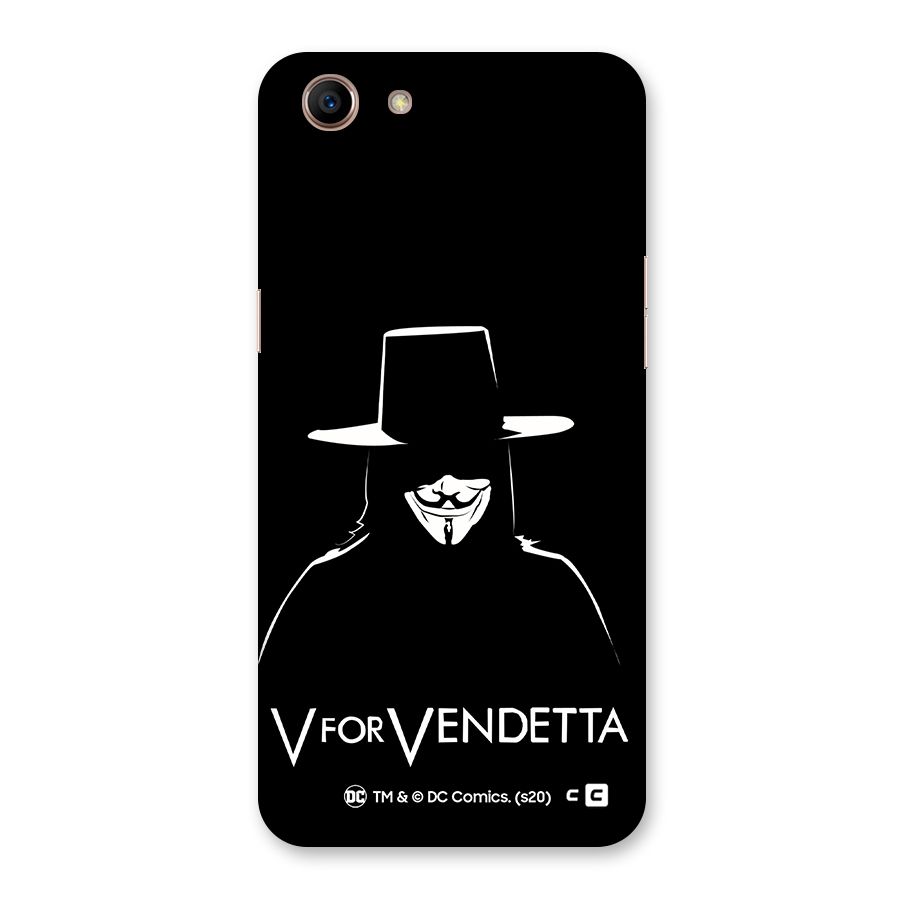 V for Vendetta Minimal Back Case for Oppo A83 (2018)