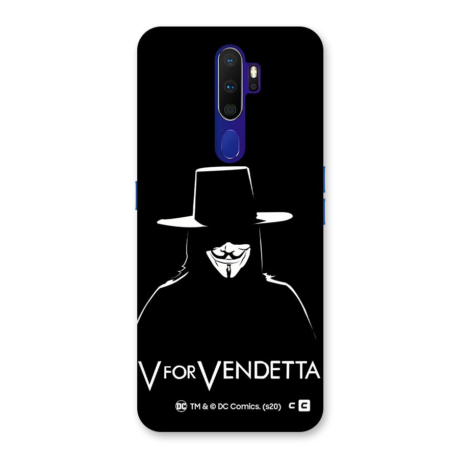 V for Vendetta Minimal Back Case for Oppo A9 (2020)