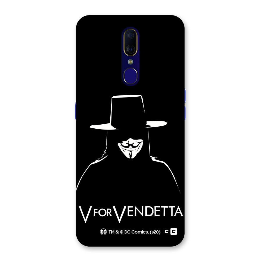 V for Vendetta Minimal Back Case for Oppo F11