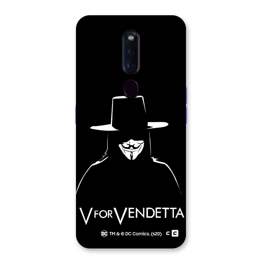 V for Vendetta Minimal Back Case for Oppo F11 Pro