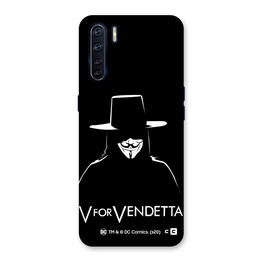 V for Vendetta Minimal Back Case for Oppo F15