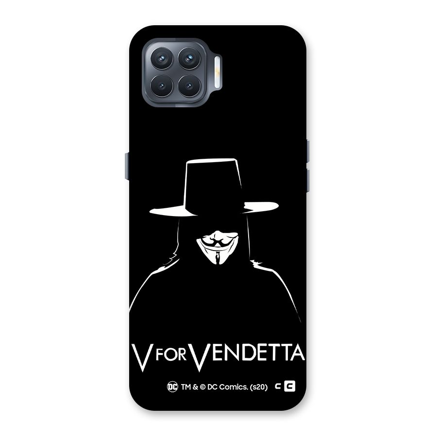 V for Vendetta Minimal Back Case for Oppo F17 Pro