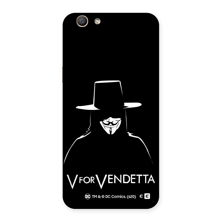 V for Vendetta Minimal Back Case for Oppo F1s