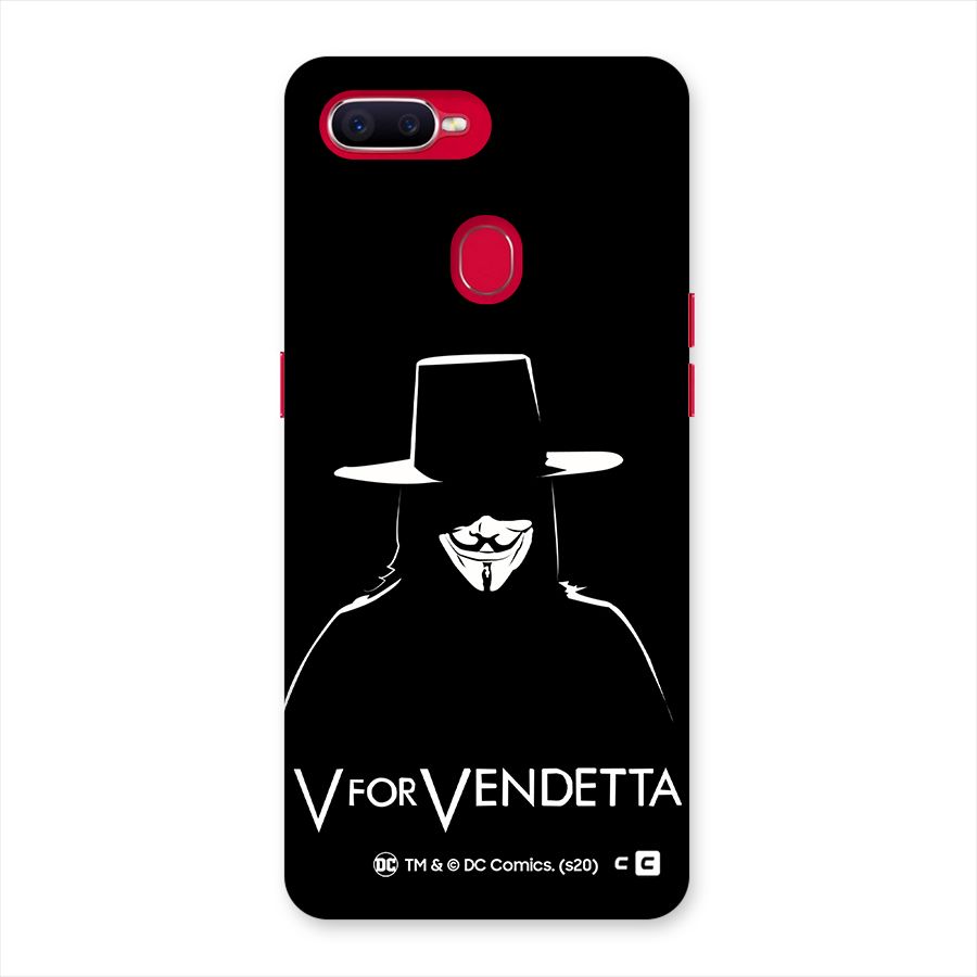 V for Vendetta Minimal Back Case for Oppo F9 Pro