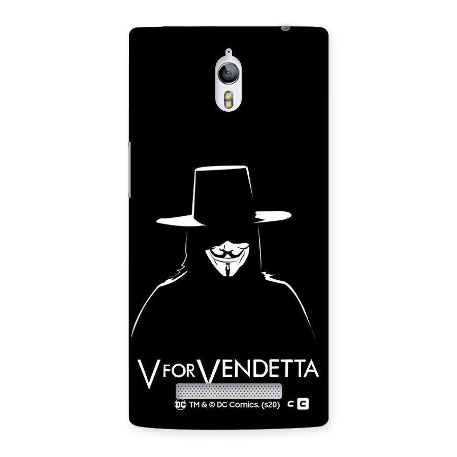 V for Vendetta Minimal Back Case for Oppo Find 7