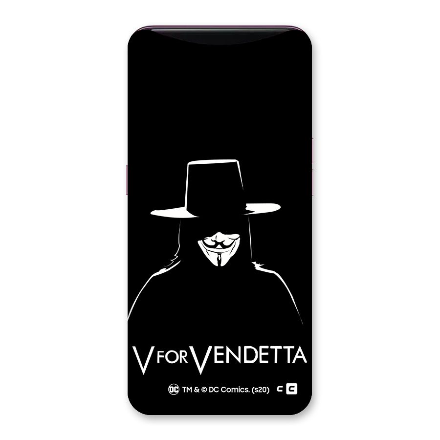 V for Vendetta Minimal Back Case for Oppo Find X