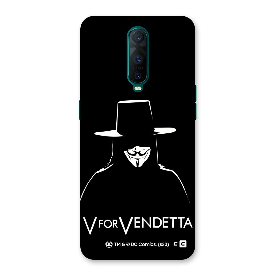 V for Vendetta Minimal Back Case for Oppo R17 Pro