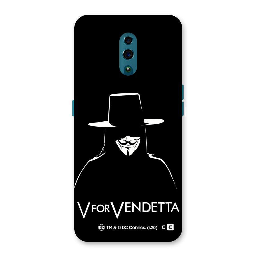 V for Vendetta Minimal Back Case for Oppo Reno