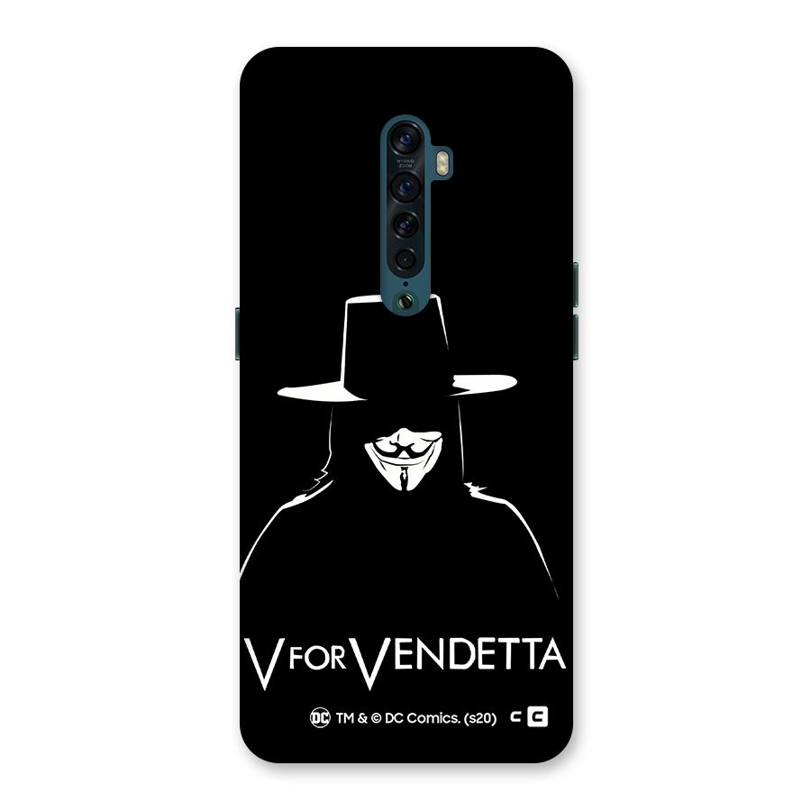 V for Vendetta Minimal Back Case for Oppo Reno2