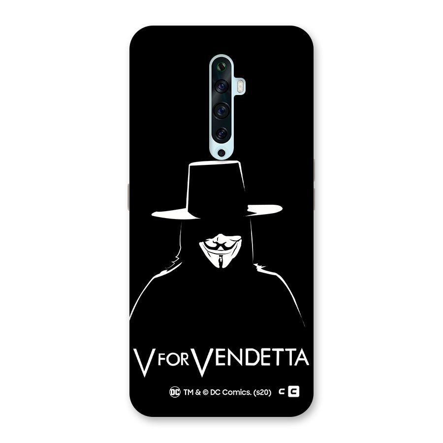 V for Vendetta Minimal Back Case for Oppo Reno2 F