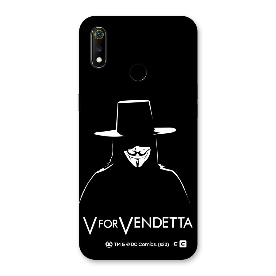 V for Vendetta Minimal Back Case for Realme 3