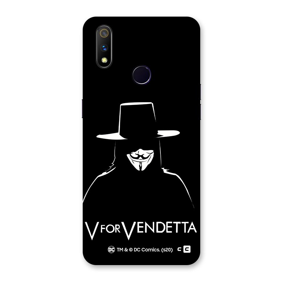 V for Vendetta Minimal Back Case for Realme 3 Pro