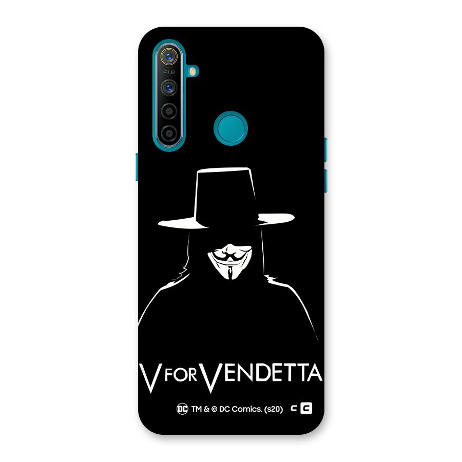 V for Vendetta Minimal Back Case for Realme 5i
