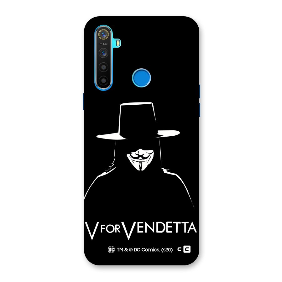V for Vendetta Minimal Back Case for Realme 5s