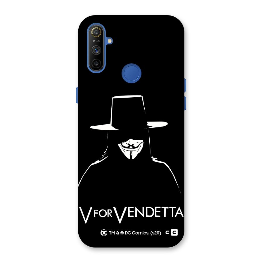 V for Vendetta Minimal Back Case for Realme Narzo 10A