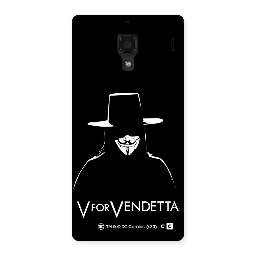 V for Vendetta Minimal Back Case for Redmi 1S