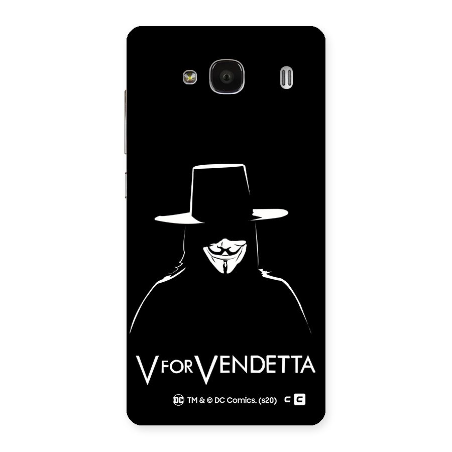 V for Vendetta Minimal Back Case for Redmi 2