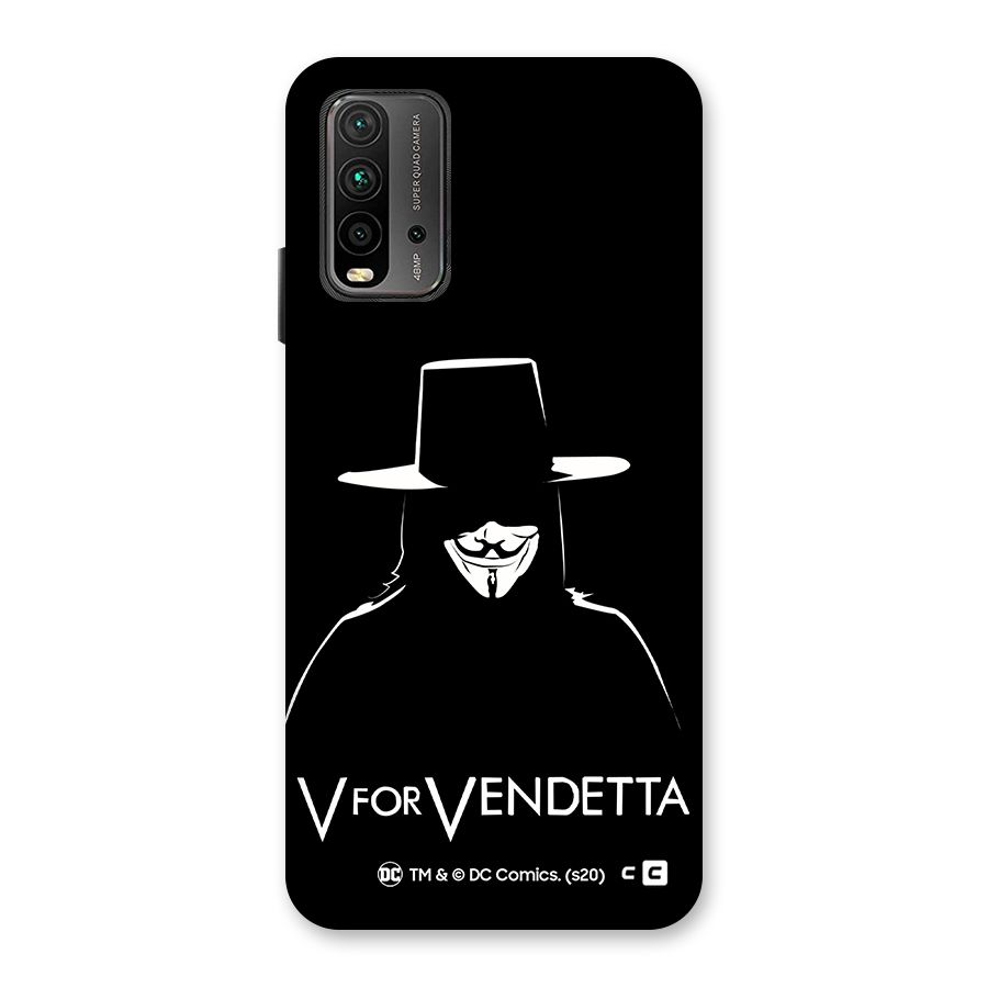 V for Vendetta Minimal Back Case for Redmi 9 Power