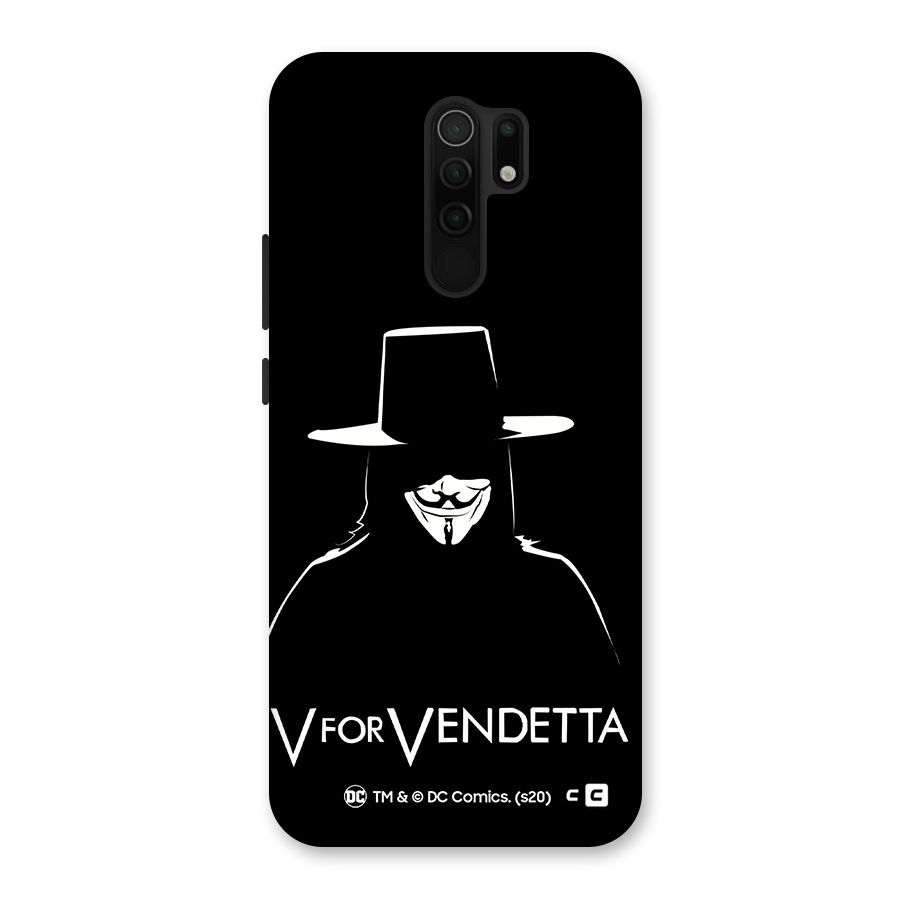 V for Vendetta Minimal Back Case for Redmi 9 Prime
