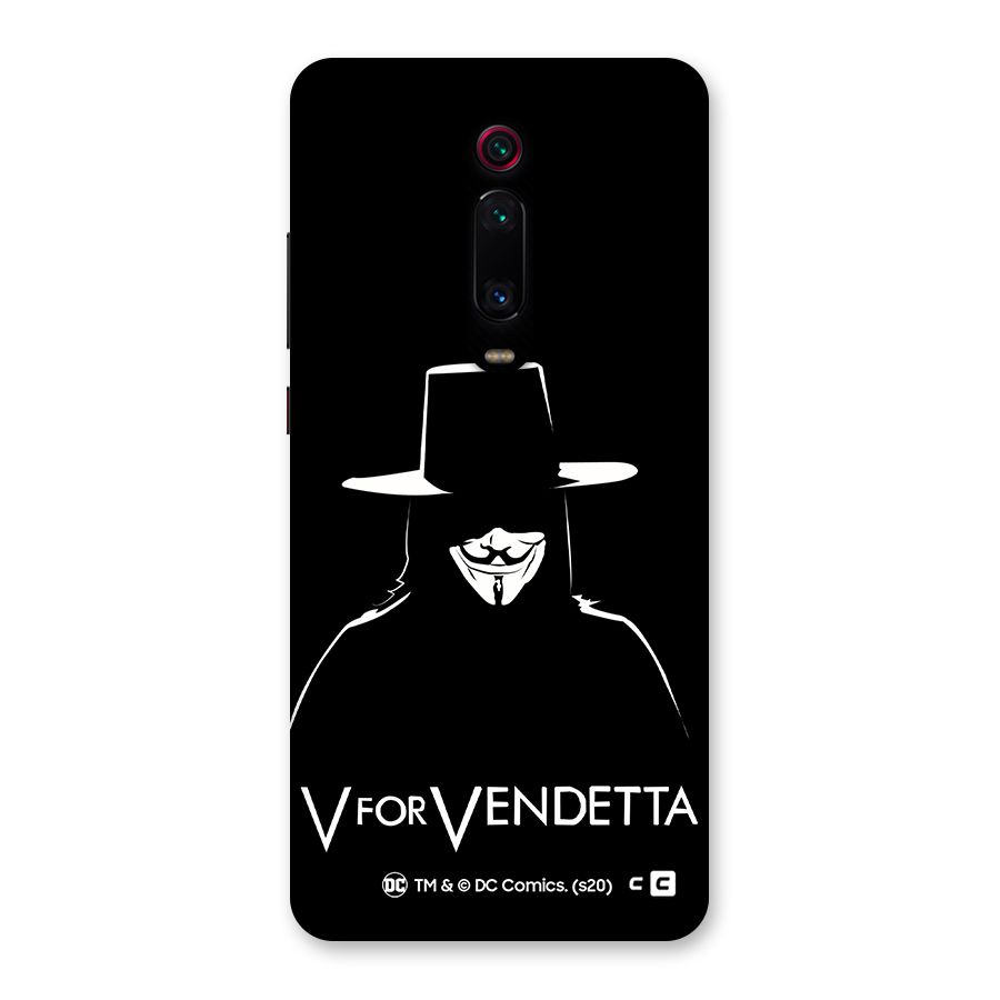 V for Vendetta Minimal Back Case for Redmi K20 Pro