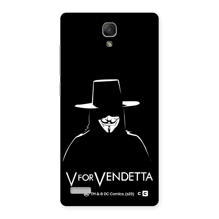 V for Vendetta Minimal Back Case for Redmi Note Prime