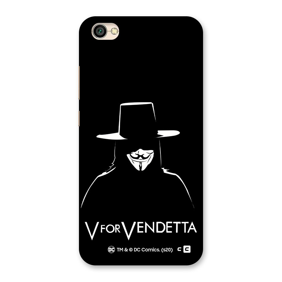 V for Vendetta Minimal Back Case for Redmi Y1 Lite