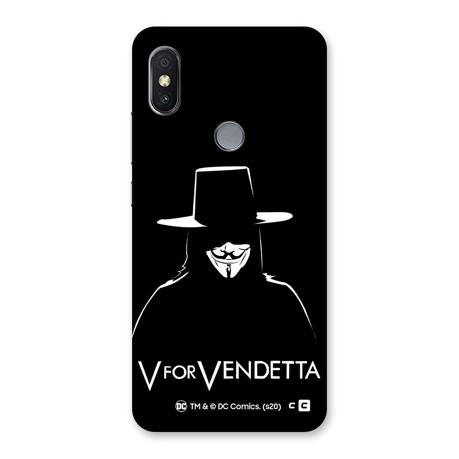 V for Vendetta Minimal Back Case for Redmi Y2