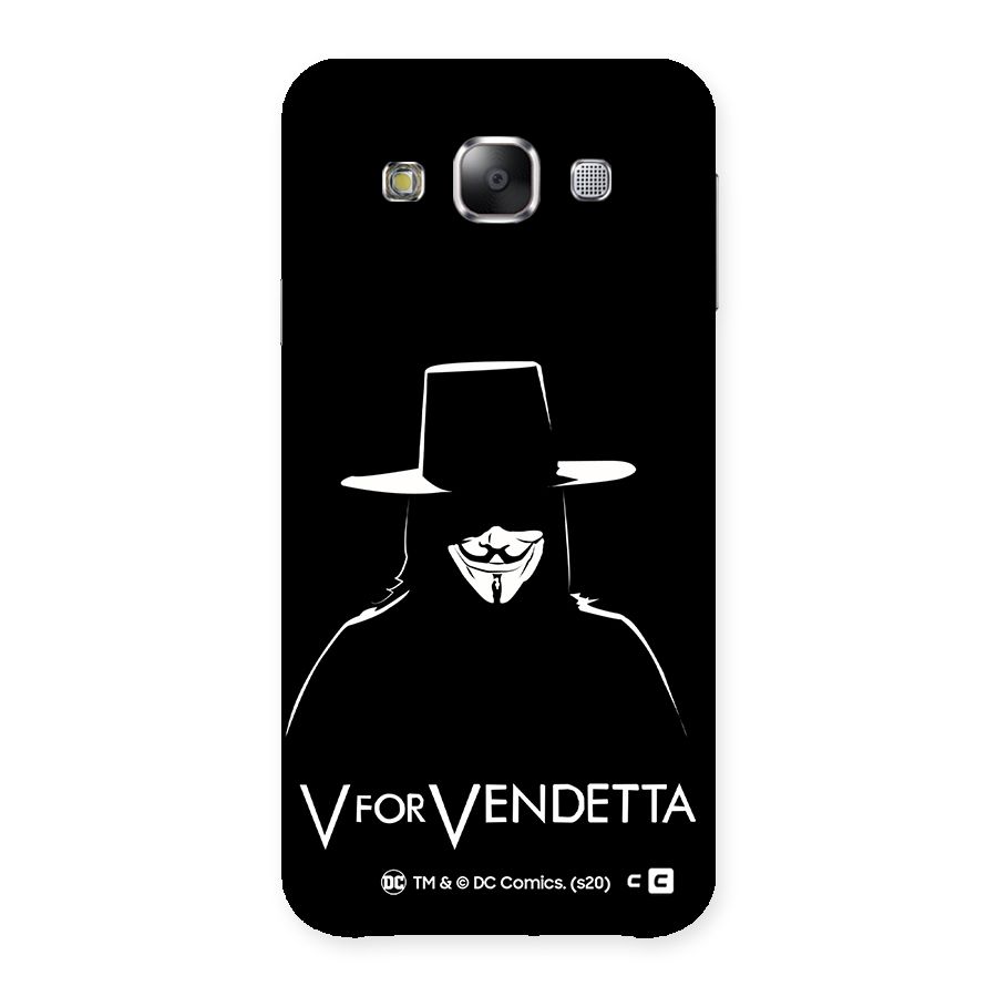 V for Vendetta Minimal Back Case for Samsung Galaxy E5