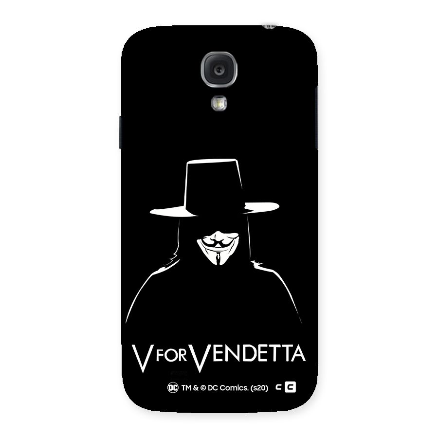 V for Vendetta Minimal Back Case for Samsung Galaxy S4