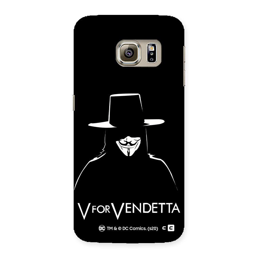 V for Vendetta Minimal Back Case for Samsung Galaxy S6 Edge