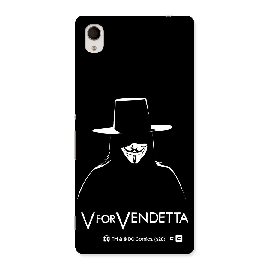 V for Vendetta Minimal Back Case for Sony Xperia M4