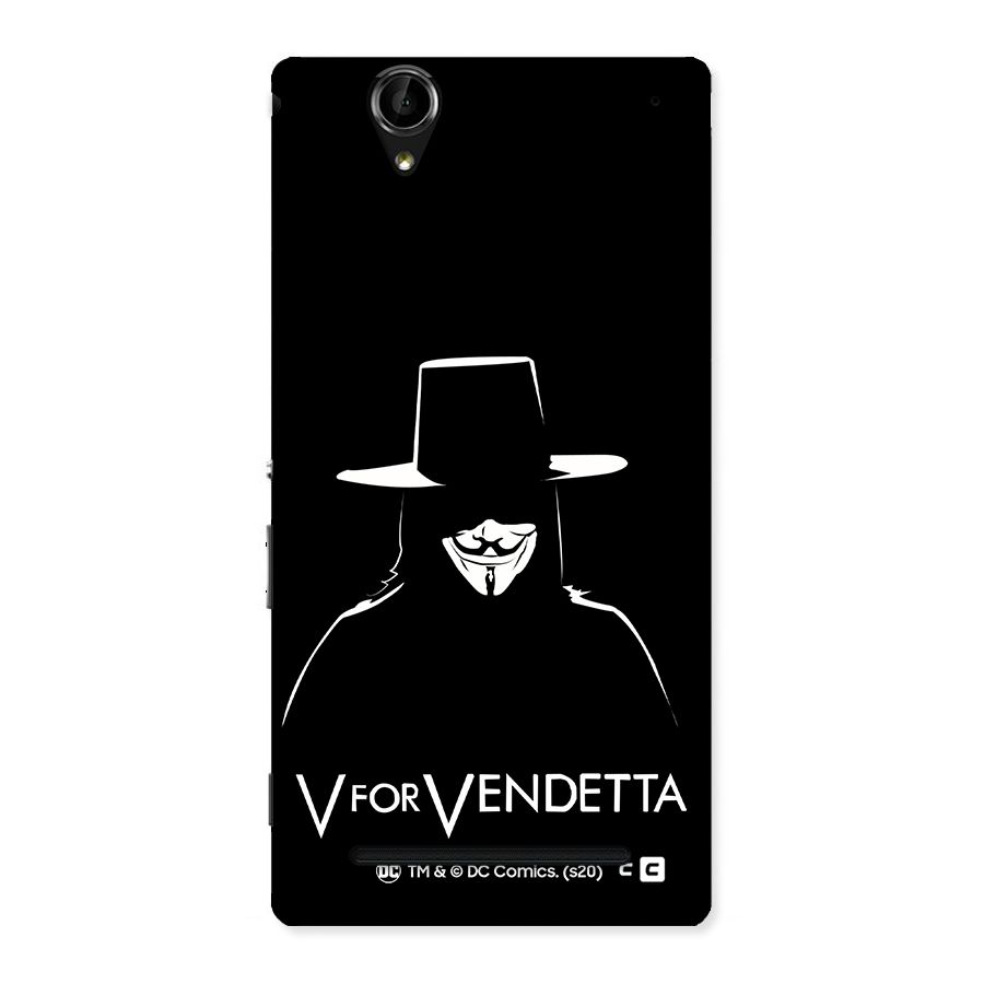 V for Vendetta Minimal Back Case for Sony Xperia T2