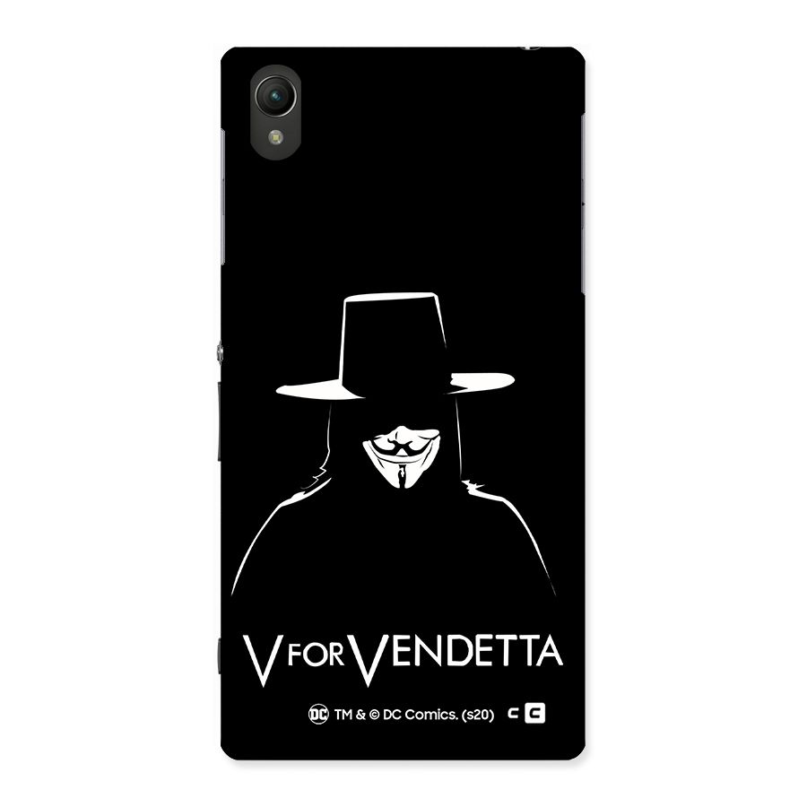 V for Vendetta Minimal Back Case for Sony Xperia Z1