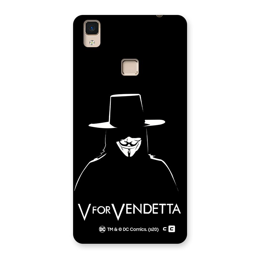 V for Vendetta Minimal Back Case for V3 Max
