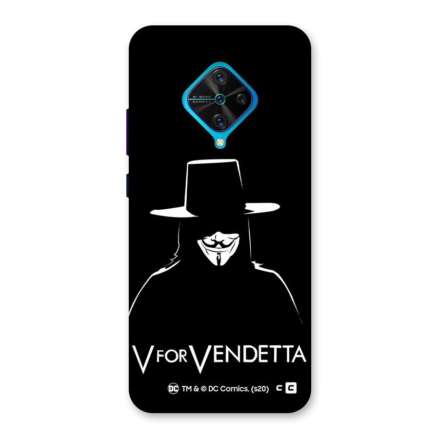 V for Vendetta Minimal Back Case for Vivo S1 Pro