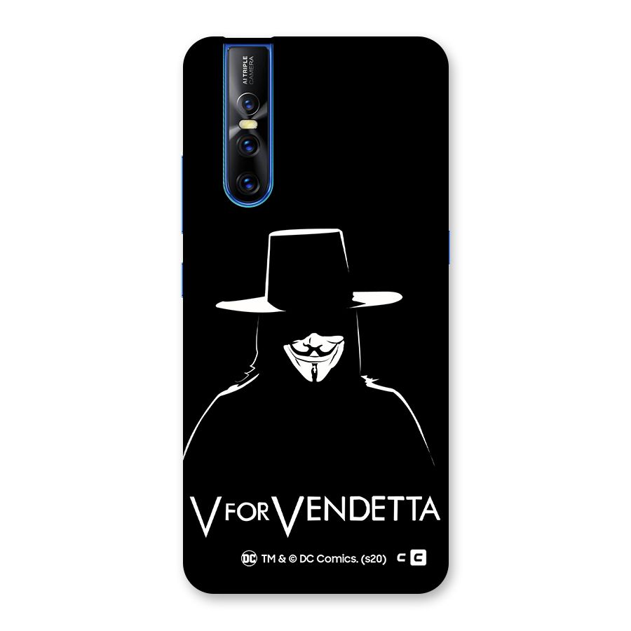 V for Vendetta Minimal Back Case for Vivo V15 Pro
