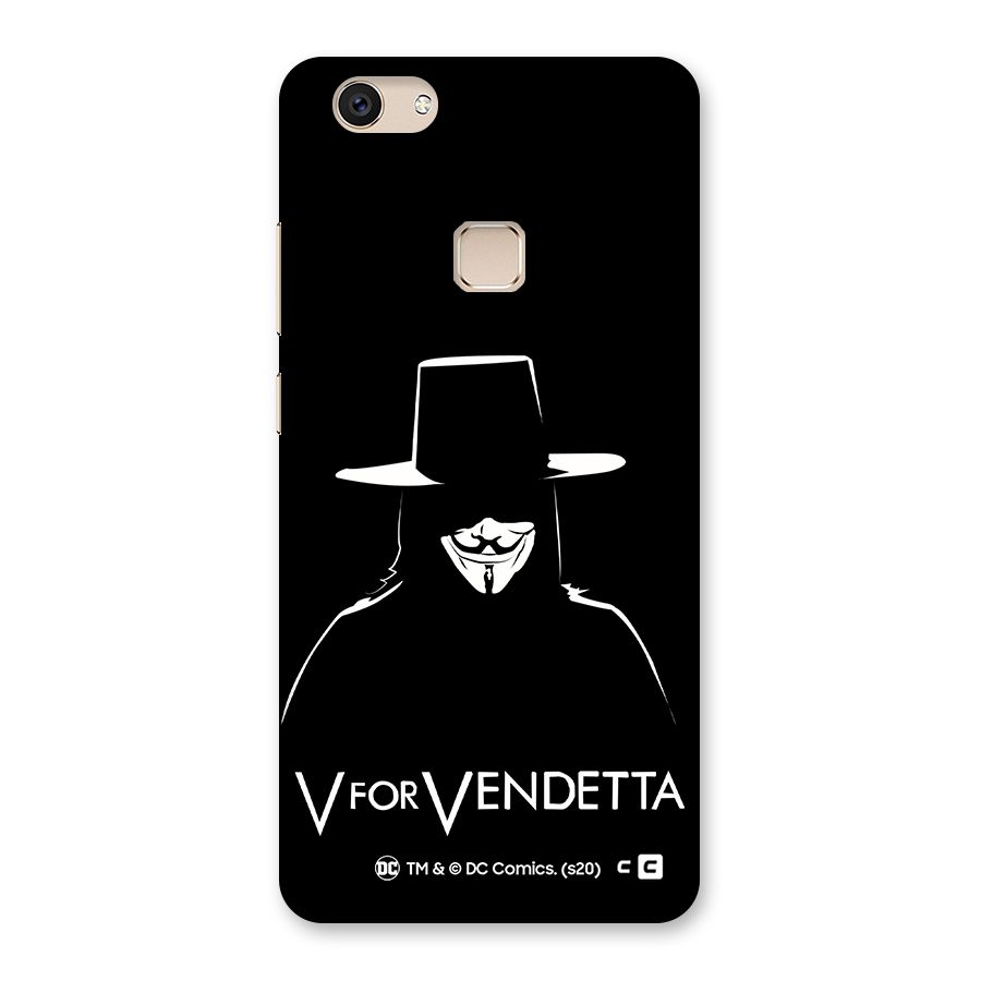 V for Vendetta Minimal Back Case for Vivo V7