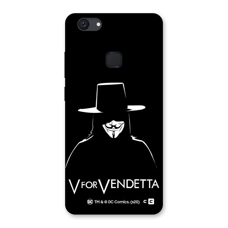 V for Vendetta Minimal Back Case for Vivo V7 Plus